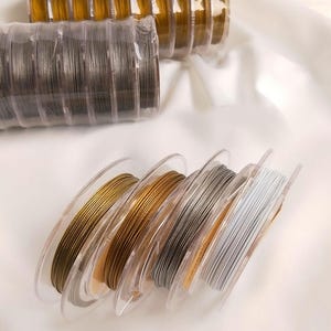 1 roll 14K Gold Plated Wires, Round Wires, Gold Tone Soft Wires, Soft or Half Hard Footage for Jewelry Making