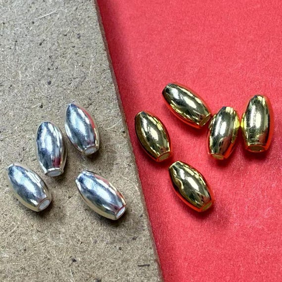 Braccialetto in argento Sterling con perline ovali