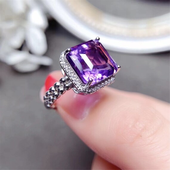 Sterling Silver Square Ring Setting Square Ring Head 925 Silver