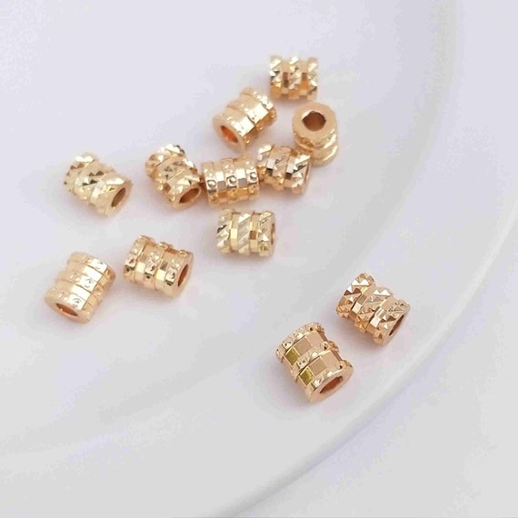 14K Gold Filled Pony Beads, Gold Filled Rondelle Beads, Donut Beads,  Bracelet Bead, Necklace Bead 2.5mm 3mm 4mm 5mm 6mm 7mm 8mm 