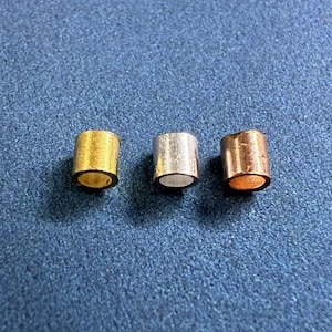 Sterlingzilveren knijpkralen, 925 zilveren knijpkraal, kleine afstandskralen 4 kleuren 1,5 mm 2,0 mm 2*1 mm 1,5*3 mm 1,5*2,5 mm 1,2*1 mm