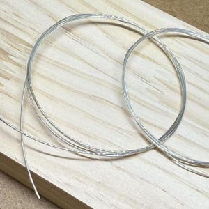 S925 Sterling Silver Half Hard Wire,Semi-Hard Wire, S999 Silver Round Soft Wire, Sterling Silver Beading Wire 0.2mm 0.5mm 0.9mm 12mm 15mm