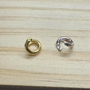 925 Silver locking Jump Ring, s925 Silver Open Jump Ring For Jewelry Making Supplies, Jump Ring 6/7/8/10/12/14mm silver clasp for charms