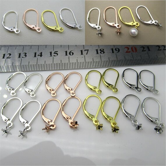 Orecchini A Goccia Con Perline Cubo Blu/verdi – Chiusura A Leva – Placcati Argento – Fatti A Mano UK