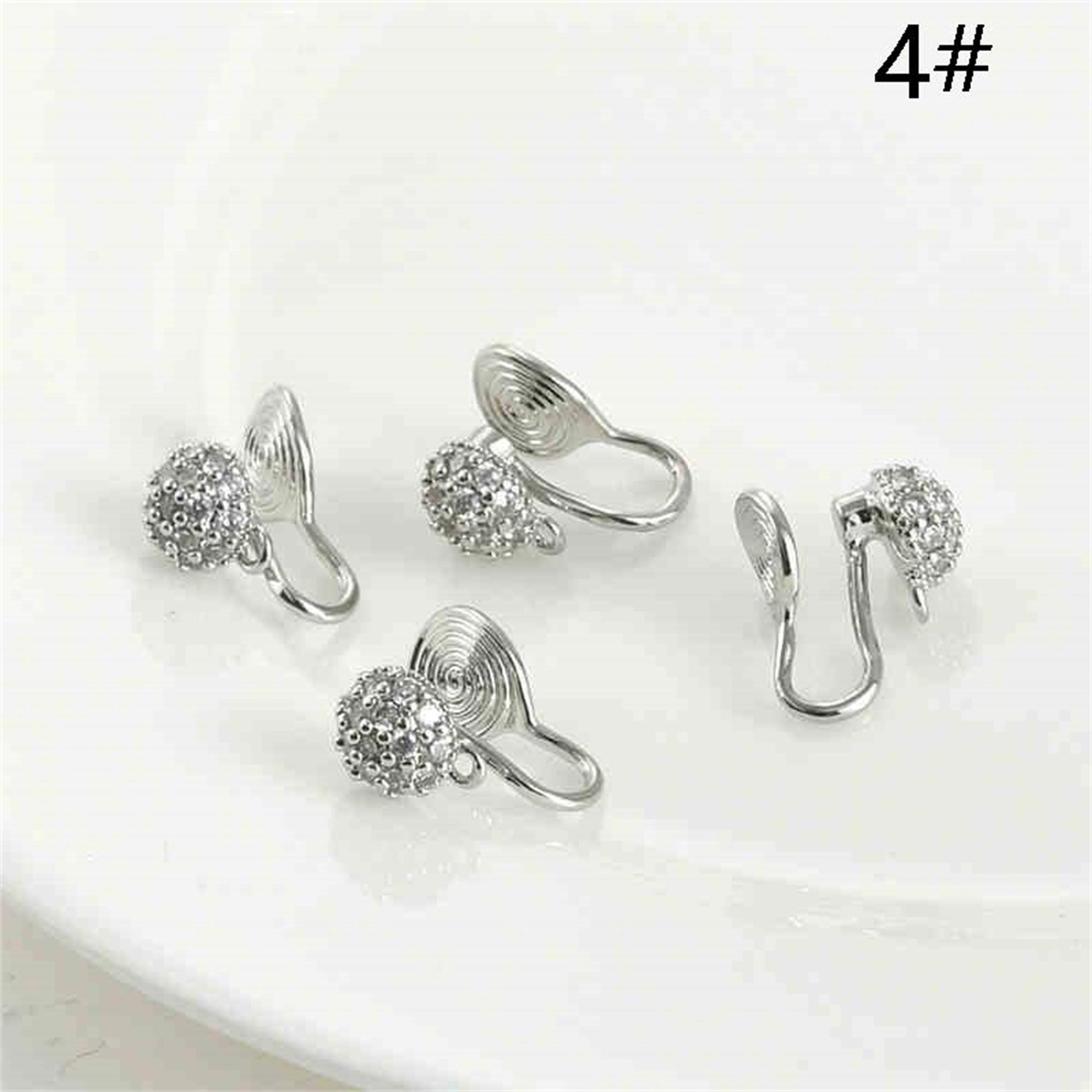 Orecchini A Polsino BENEIGE Per Donna – Placcati Oro 14K – Non Perforanti, Regolabili, Con Zirconia