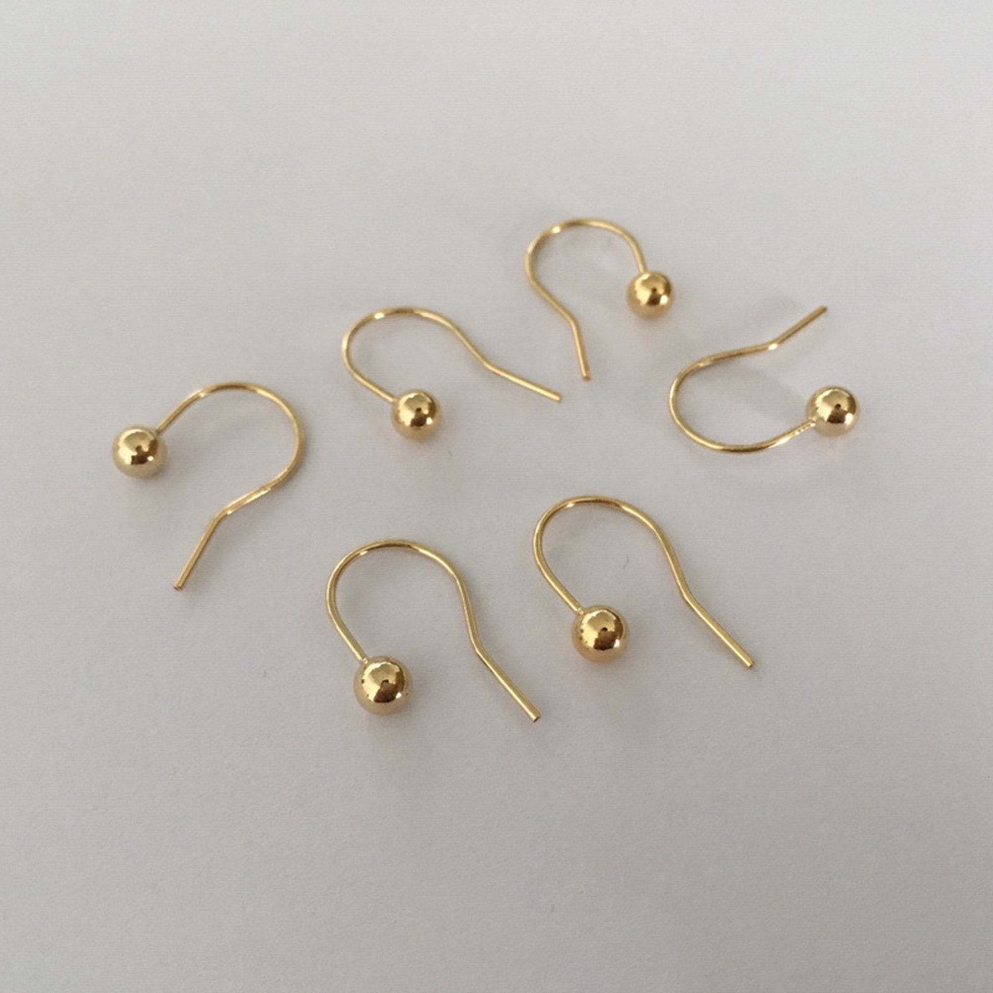 GOLD FILLED earring hooks - add on item – Grab Bag Botany