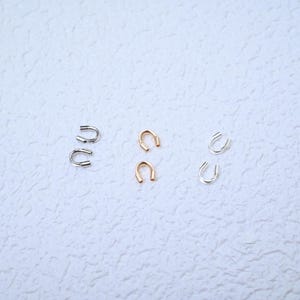 14K vergulde draadbeschermer, kabelhulzen 4 x 5 mm