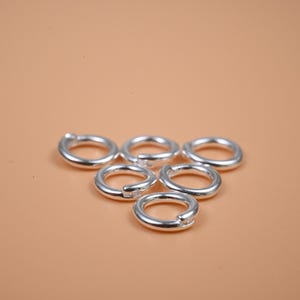 925 Sterling Silber Biegering, Schmuckherstellung, 6-14 mm