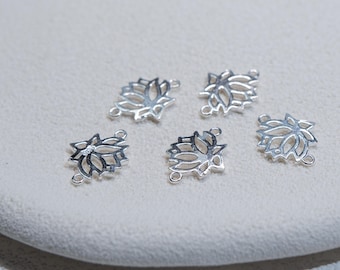 Sterling Silver Skull Safety Pin Pendant, Skull Safety Pin