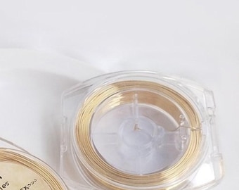 14K Light Gold Plated Copper Wire, Jewelry Making