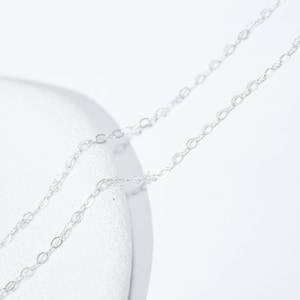 Sterling Silver Cable Chain, Jewelry Making Supplies (1.2-2.1mm)