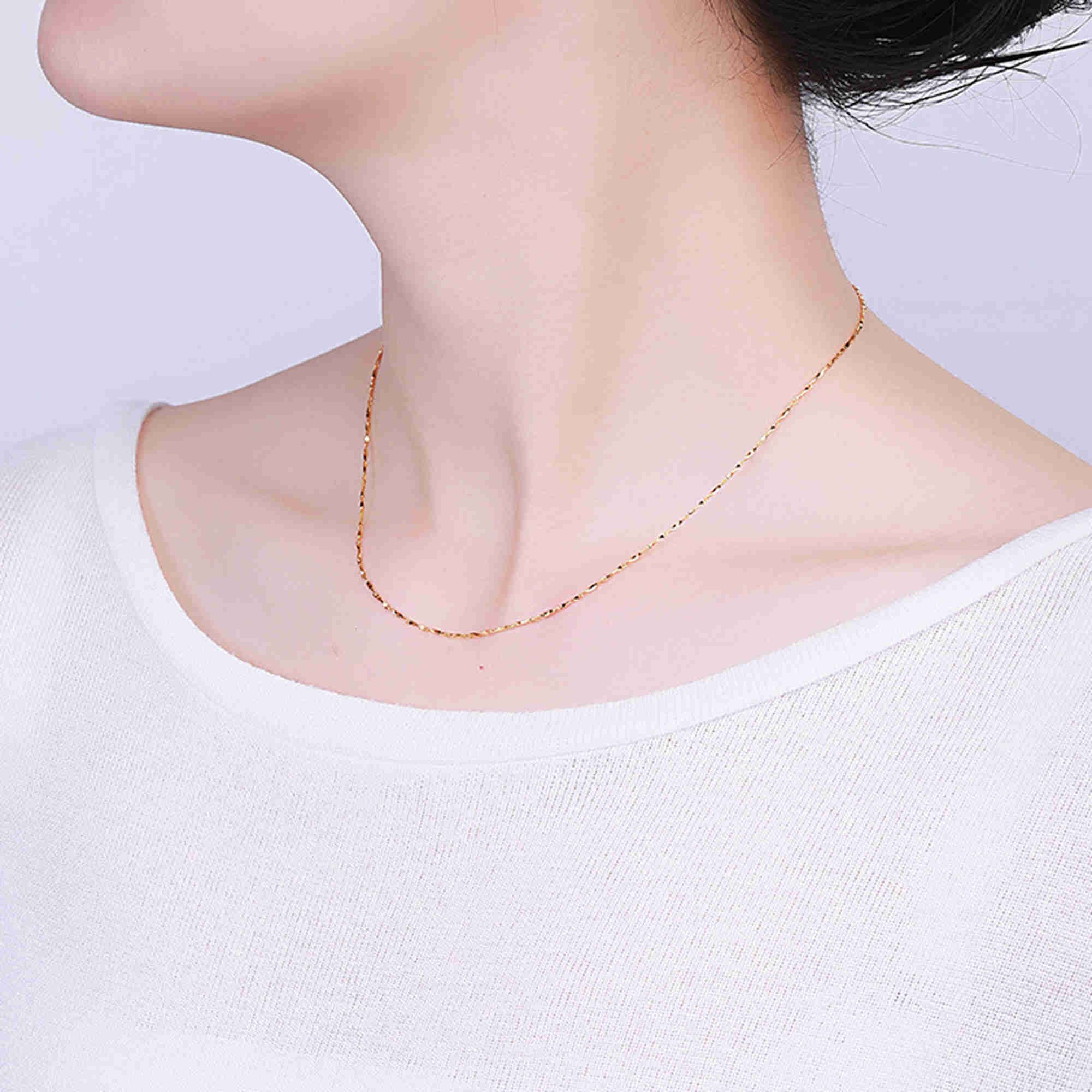 Sterling Silver Ingot Bar Chain 925 Silver Necklace Chain Etsy