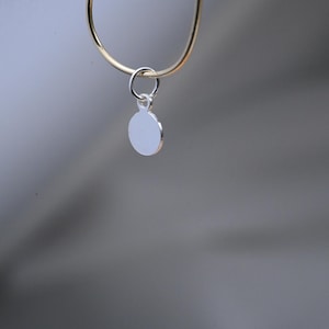 Sterling Silver Disc Blank Charms, Round Disc Charm, 925 Silver Disc, Sterling Round Disc Tag, Round Tag 4mm 5mm 10mm 12mm 15mm