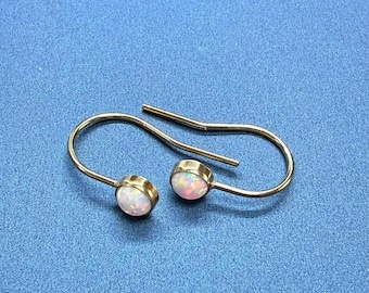 Ganci per orecchini in oro 14 carati con zirconi cubici