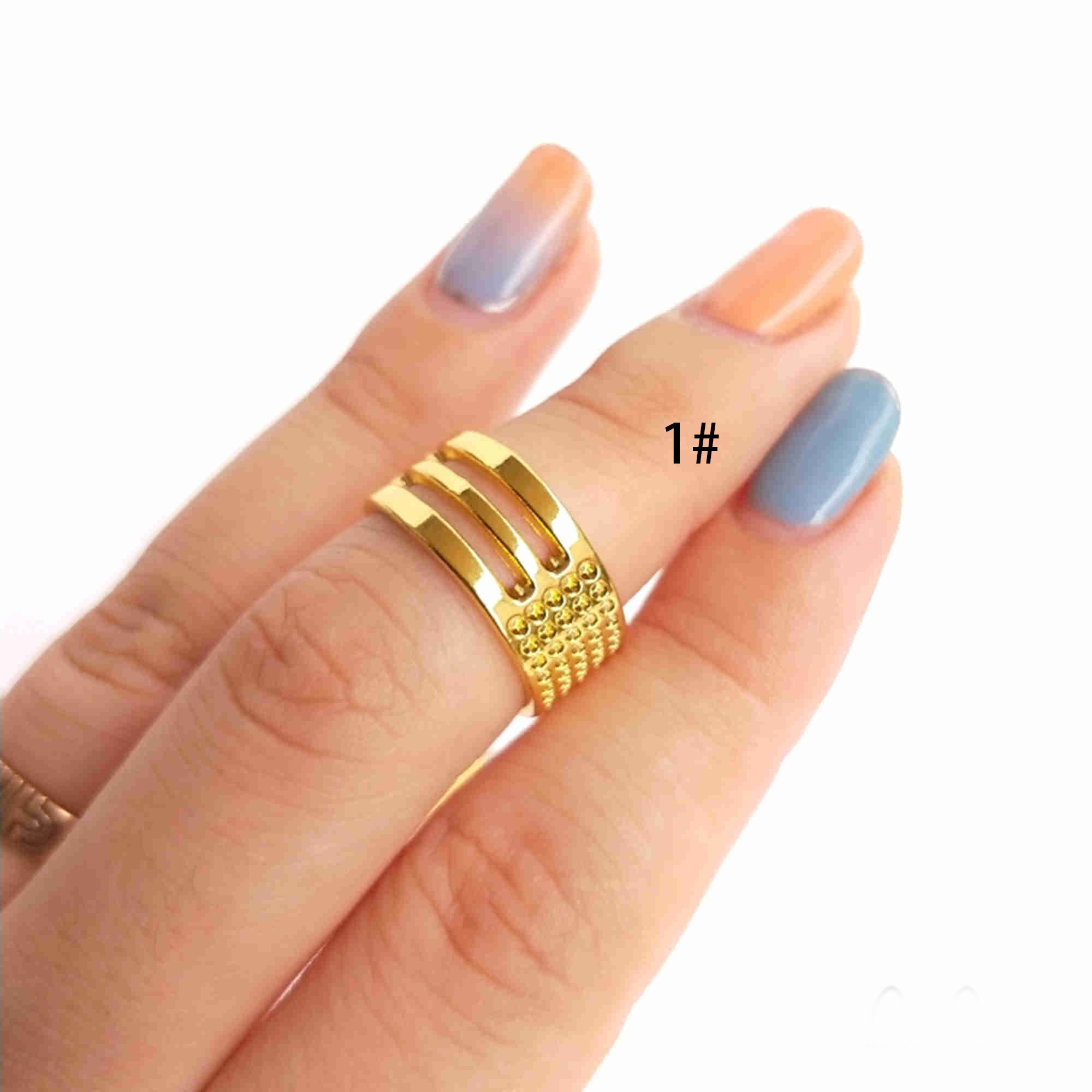 10pcs 14K Gold Plated Closed Ring Settings Gold Tone Open Etsy