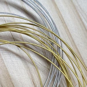 1meter/10meters 14K Gold Plated Wires, Round Wires, Gold Tone Soft Wires, Soft or Half Hard Footage for Jewelry Making