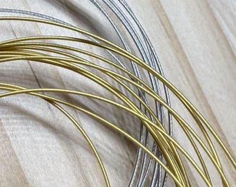 Fio macio banhado a ouro 14K, para fabricação de joias, fios redondos.