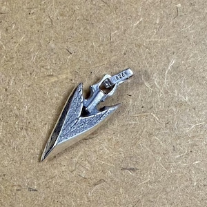 Sterling Silber Pfeil Anhänger , Pfeil Anhänger, Vintage Anhänger , Herren Anhänger , Pfeil Halskette Schmuck