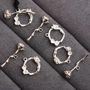 Rosblommaspännen i sterlingsilver, Halsbands- och armbandsspännen, Smyckestillverkning