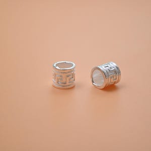 Grekisk nyckelpärla i sterlingsilver, inspirerad av antikens Grekland, armbandsavstånd