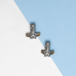 Perline tubolari in argento Sterling Totem, perline tubolari, perline per collana, perline cilindriche in argento 925, perline distanziatrici a colonna, perline per la creazione di gioielli