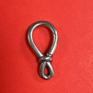 Sterling Silver Push Clasp, Push Gate Clasp, Infinity Spring Gate Clasp, Holder Clasp, Necklace Clasp, Bracelet Clasp, Jewelry Findings