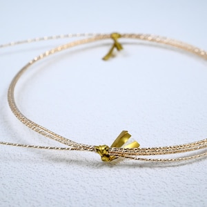 14K Gold Filled Glitzerdraht, Harter Twist-Draht, Schmuckherstellung, 24-14 Gauge