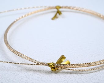 14K Gold Filled Glitter Wire, Hard Twist Wire, Jewelry Making, 24-14 Gauge