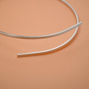 S999 Sterling Silver Rectangle Wire, Ring/Cuff Blank (2mm-12mm Width)