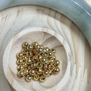 Sterling Silver Beads, Sterling Silver Seamless Round Beads, 925 Silver Round Bead, Bracelet Bead, 2mm 2.5mm 3mm 3.5mm 4mm 5mm 6mm