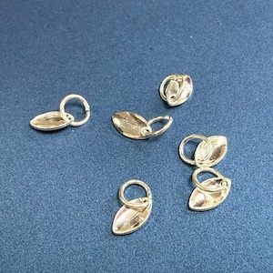 20pcs Sterling Silver Oval Tag Charms, Oval Tag Charm, 925 Silver Tag, Sterling Oval Tag, Oval Necklace, Oval Earrings 5.5mm