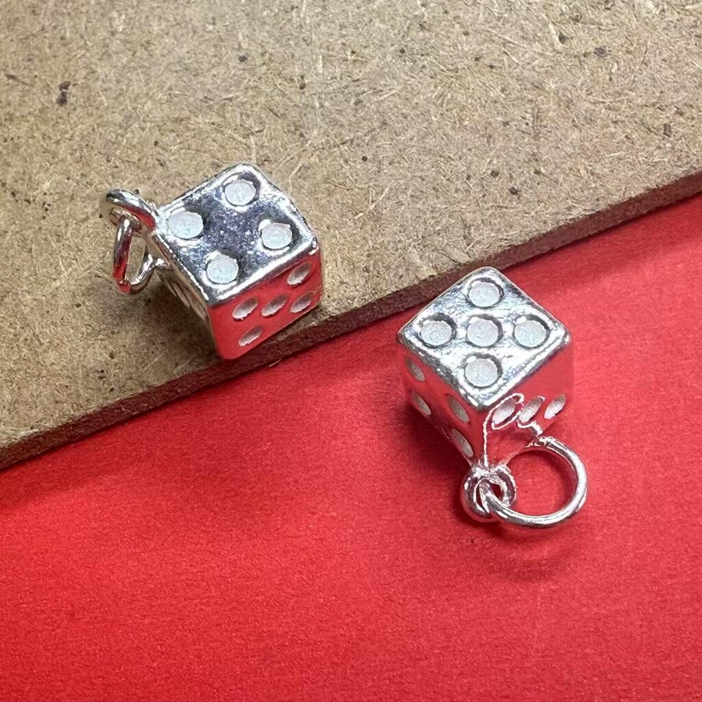 Zenvie Orecchini A Dado In Argento Sterling 925 - Design Nero 5x6 Mm - Per Appassionati Di Giochi E Poker - Regalo In Confezione Elegante