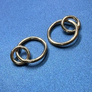 14K Gold Filled Closed Double Round Jump Rings , Gold Filled Closed Round Jump Ring Jewelry, Round Jump Rings 6mm 10mm 12mm 15mm 16mm