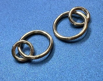 14K Gold Filled Closed Jump Rings, Jewelry Connectors