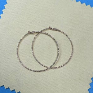 14K Gold Filled Hoops, Gold Filled Hoop Earring, Earring Component, Round Ear Wire Hoop, Bach Flower Thread Earring Hoop Findings