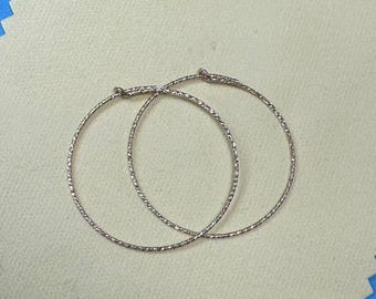 14K Gold Filled Round Hoop Earring Findings (20-45mm)