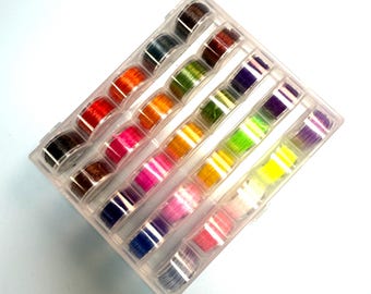 Hilo elástico de colores para bisutería, cordón de cristal resistente (0,8 mm)