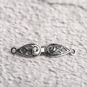 Sterling Silver Hook Clasp, Thai Silver, Necklace Connector CD126