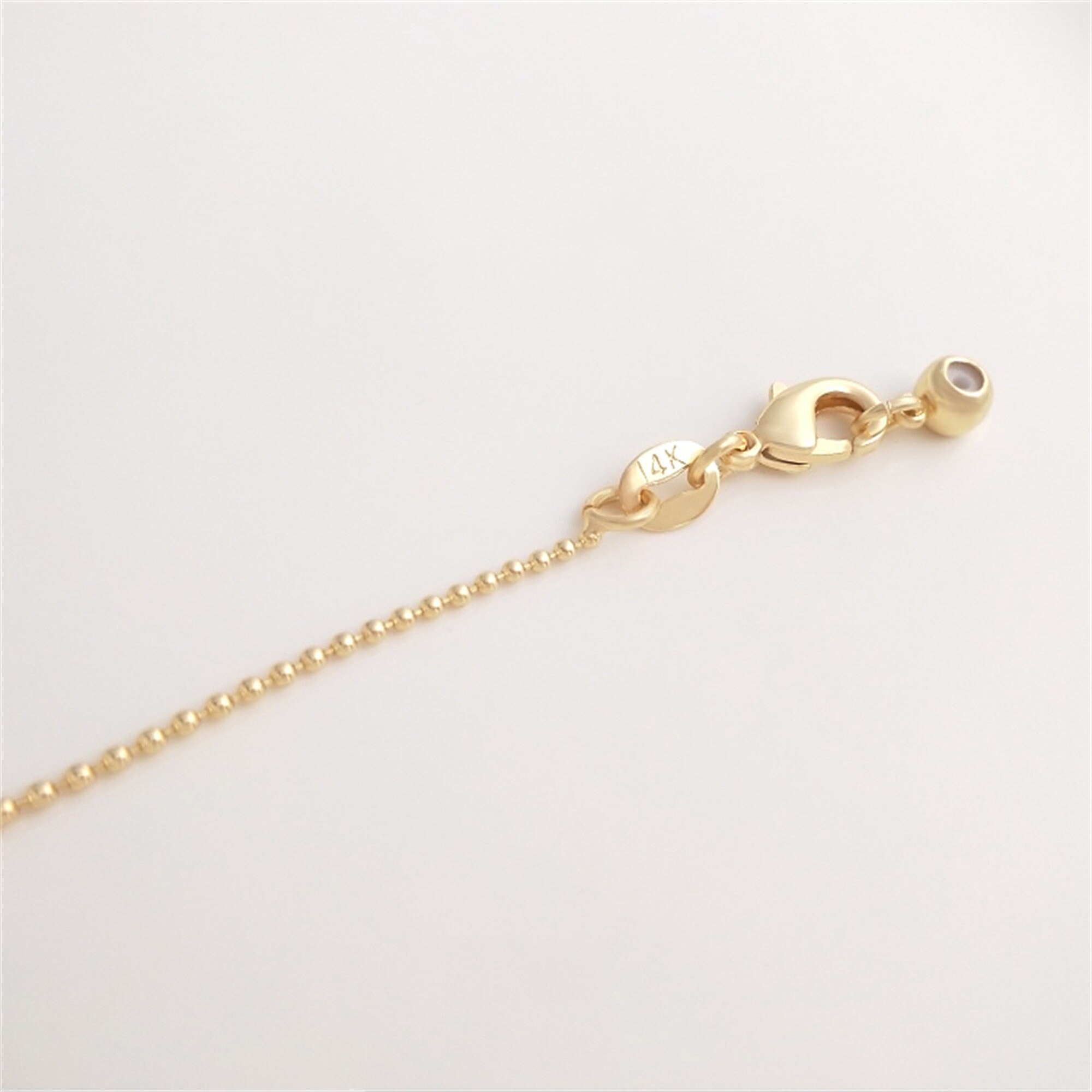 Bracciale Oro Rosa 14kt Con Perline E Fiori - Catena Cubana Delicata, Ipoallergenico, Regalo Per Donne