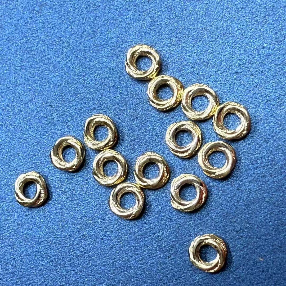 Sterling Silver Twisted Jump Rings, 925 Silver Connectors (3mm 4.5mm ...