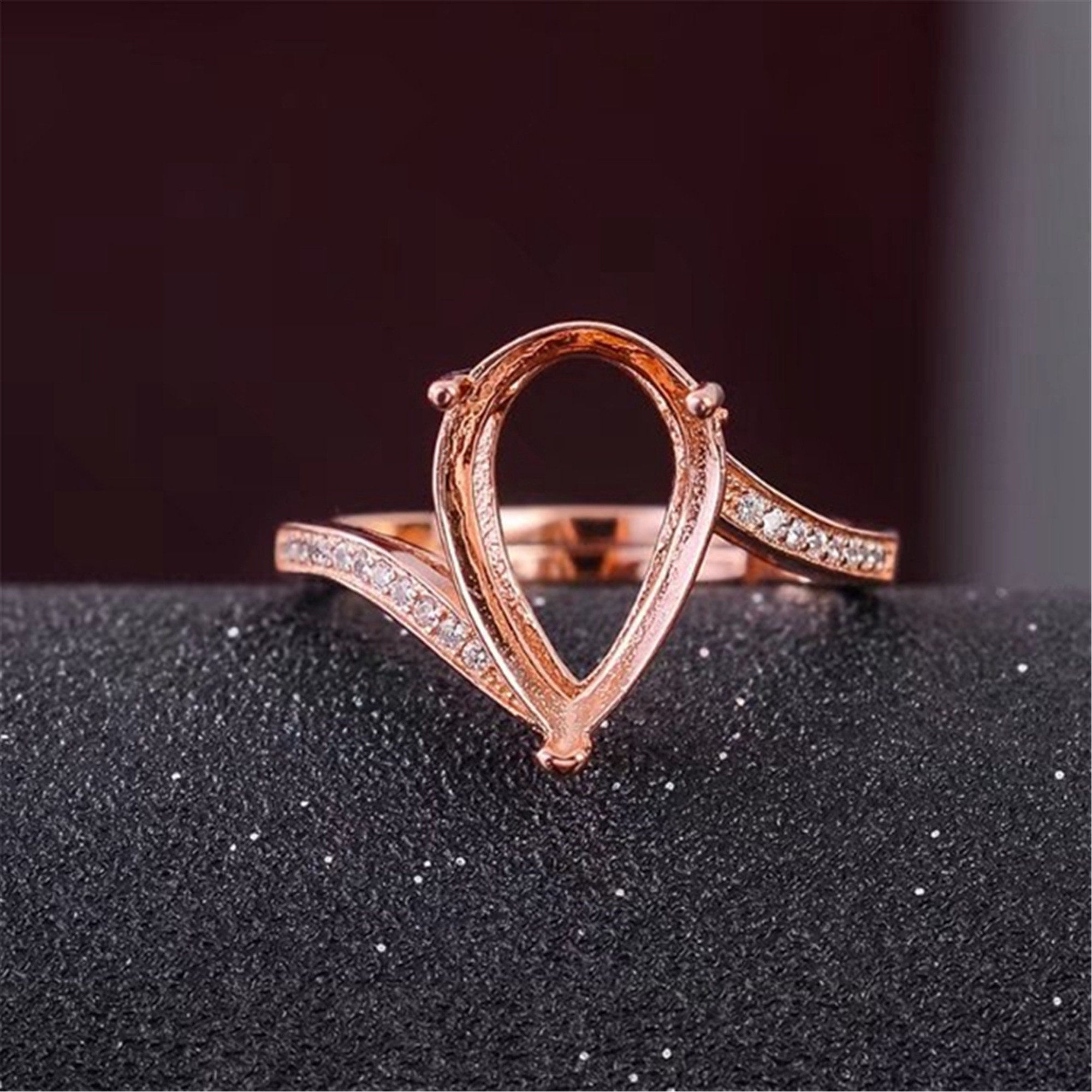 Anello Dual Shine – Anello Aperto Regolabile Con Doppio Cristallo Tagl – Divae Jewelry Store - Foto 7