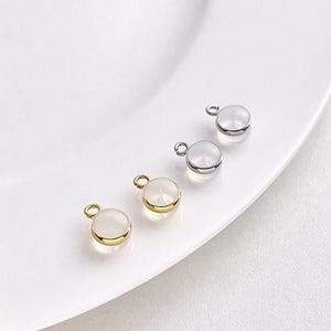 18K Gold Plated Earring Nuts, Silver Tone, Silicone Backs (5.5x7mm)
