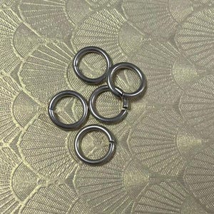 Sterling Silver Open Jump Rings, Plain Round Jump Ring, 925 Silver Open Ring, Bulk Jump Rings for Jewelry Making  5mm 6mm 8mm 10mm 12mm 14mm