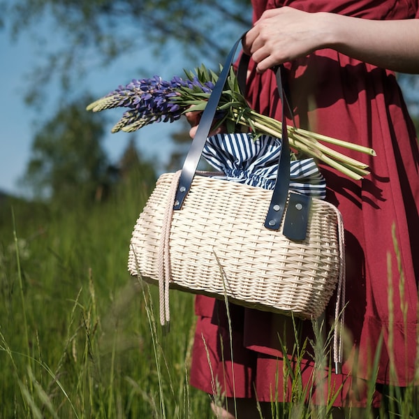 Rattan bag Etsy.de