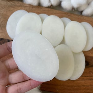 Decorative Soap Oval Cream - Scented Soap - Party Favors - Gift 5 Pieces