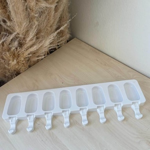 Molde de silicona para helados de 8 orificios Seguro para alimentos