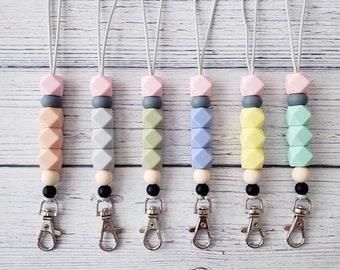 Pencil Lanyard / Lanyard ID Holder / ID Badge Lanyard / Lanyard for Keys /Teacher Lanyard / Teacher Gift / Nurse Gift