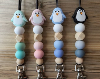 Penguin Lanyard / Silicone Lanyard / ID Holder / ID Badge Lanyard / Lanyard for Keys /Teacher Lanyard / Teacher Gift / Nurse Gift