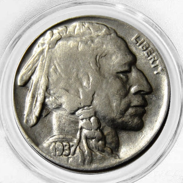 USA 1937-D 3-Legged BUFFALO NICKEL