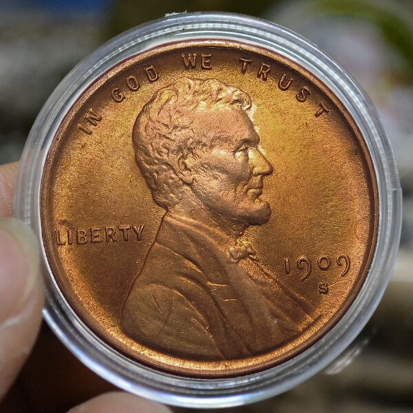 1909-S Lincoln VDB penny USA Pièce commémorative
